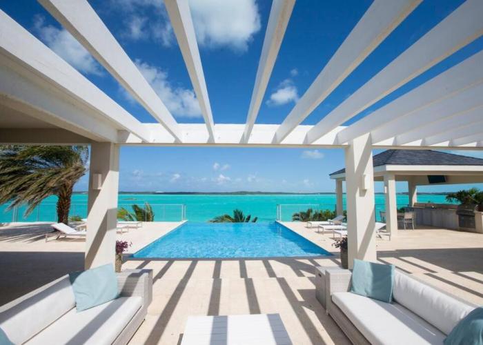 Crystal Blue Water Front Home with Pool