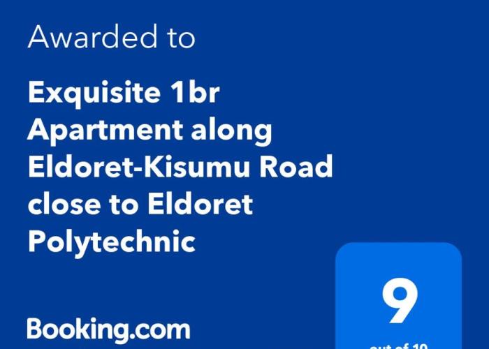 Exquisite 1br Apartment along Eldoret-Kisumu Road close to Eldoret Polytechnic