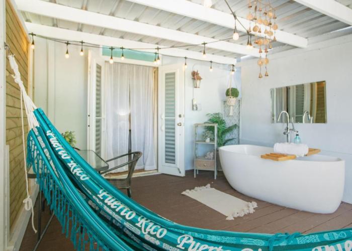 Casa Loba Suite 1 with an outdoor tub