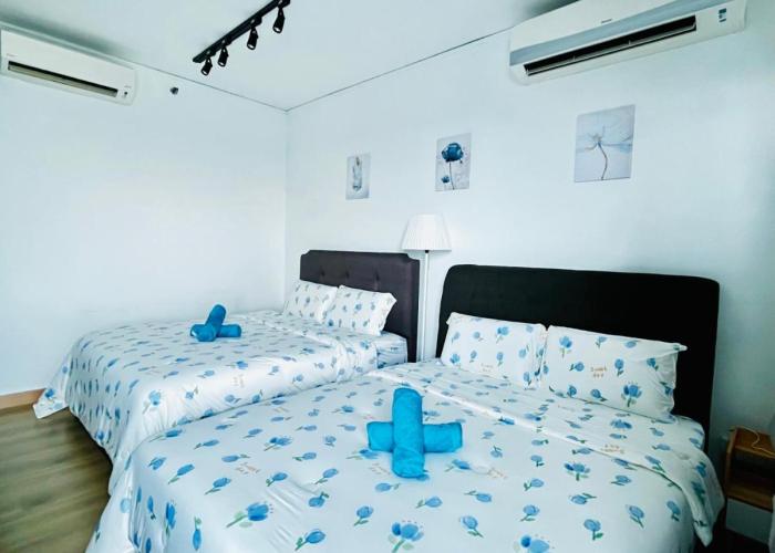 1-5 Pax Comfy Trefoil Studio-Walk to Setia City Mall & Setia City Convention Centre