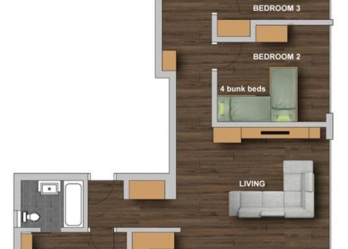 Perla Garden, stylish apartment
