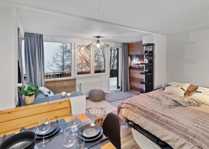 Appartement rénové avec sauna privé