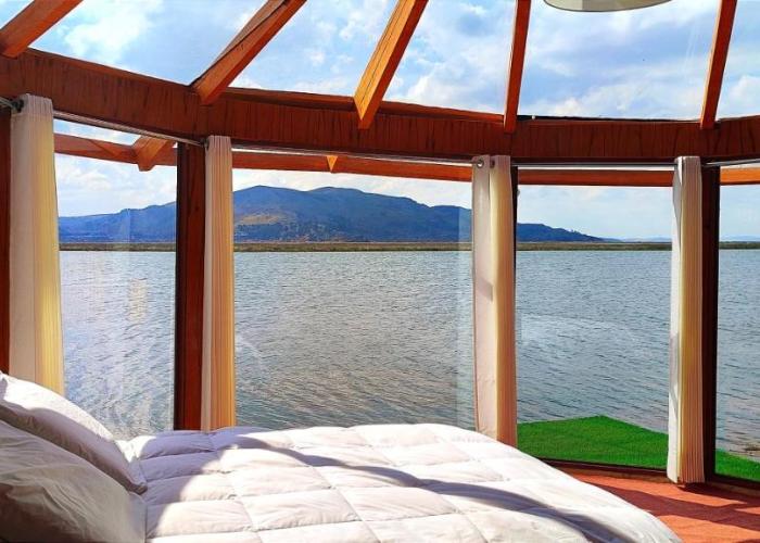 Los Uros vista Ciudad Puno