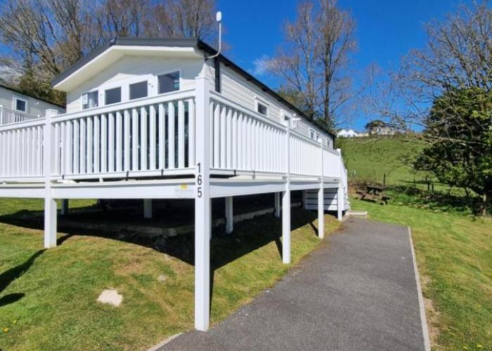 Seaside View Caravan in Polperro