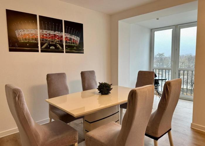 Apartament Stadion - duży apartament blisko Stadionu Narodowego w Warszawie.