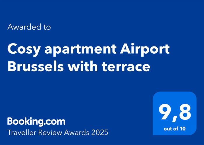 Cosy apartment Airport Brussels with terrace