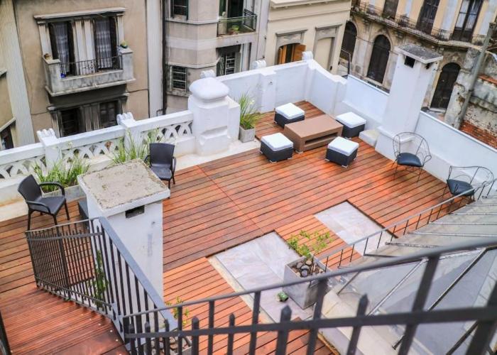 Galeón Nouveau (Apt 03). Terrace in The Oldtown