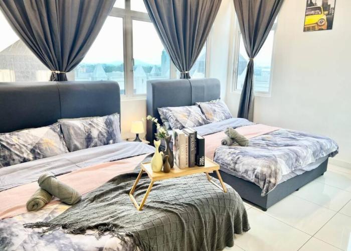 SA 1-10PAX SkyPod Puchong 2Room IOI Mall LRT WiFi