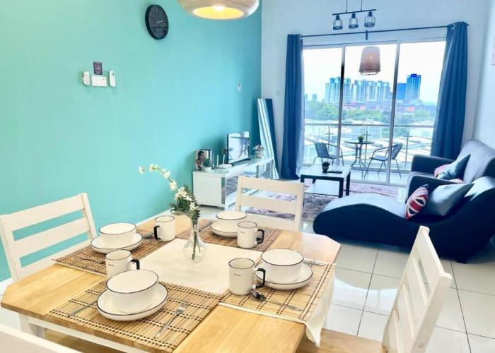 SA 1-10PAX SkyPod Puchong 2Room IOI Mall LRT WiFi