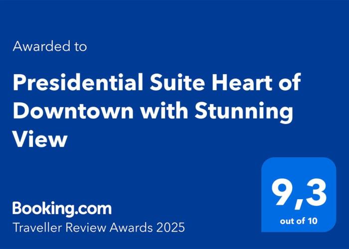 Presidential Suite Heart of Downtown with Stunning View