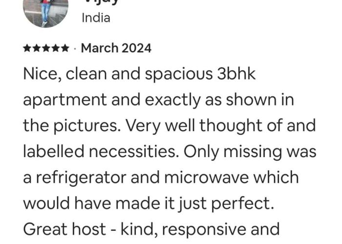 Peaceful Retreat 3BHK For six person