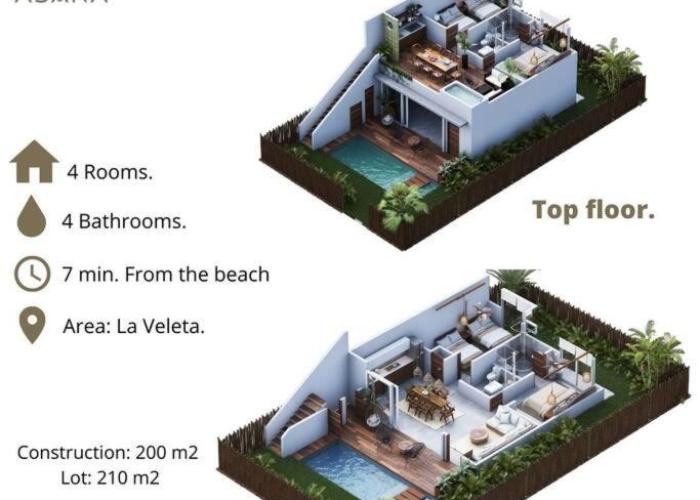 ¡New Villa 4BR with priv jacuzzi!