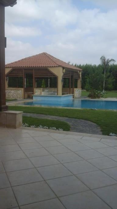 Private villa at a gated community