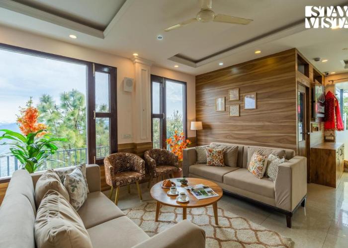 StayVista at The Hush Escape-Valley View 5BHK Luxury villa in Arki