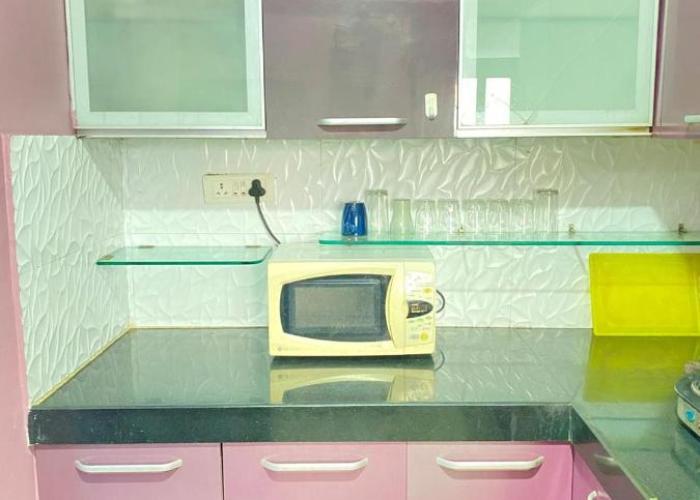 27th floor 2BHK near Viviana Mall with Balcony & Car Parking