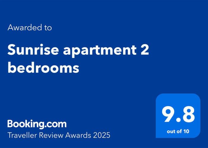 Sunrise apartment 2 bedrooms