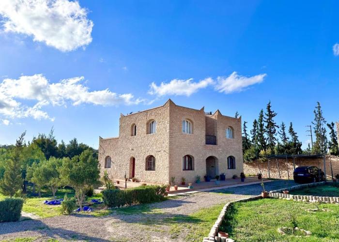 QUIET OASIS Luxury Stone Villa with Panoramic Views near Essaouira