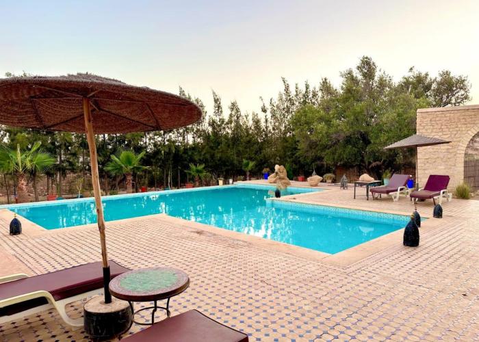 QUIET OASIS Luxury Stone Villa with Panoramic Views near Essaouira