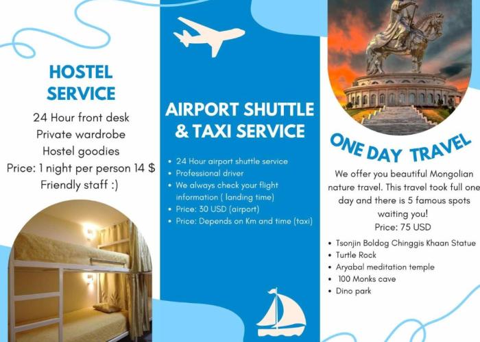 UB Friends Hostel & Affordable, Valuable Tour & Airport Shuttle Service