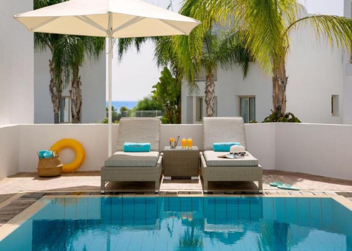 Dazzling Protaras Villa Villa Akame 3 Bedrooms Beachfront Private Outdoor Pool Furished Sun Terrace Ellinon