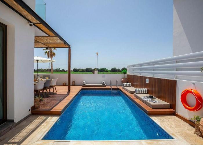Extraordinary Protaras Villa Villa Leone 3 Bedrooms Private Outdoor Pool Furnished Sun Terrace Shaded Furnished Terrace Private Garden ,