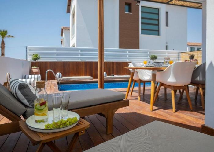 Extraordinary Protaras Villa Villa Leone 3 Bedrooms Private Outdoor Pool Furnished Sun Terrace Shaded Furnished Terrace Private Garden ,