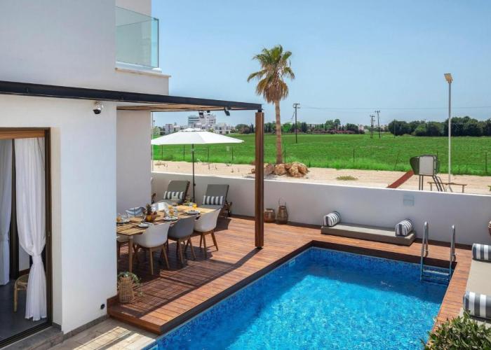 Extraordinary Protaras Villa Villa Leone 3 Bedrooms Private Outdoor Pool Furnished Sun Terrace Shaded Furnished Terrace Private Garden ,