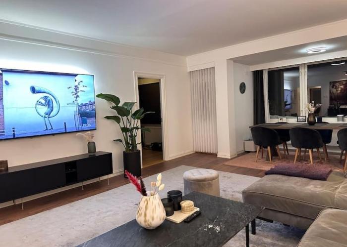 Modern flat overlooking Oslo