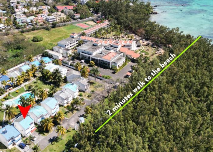 Beachfront Villa near Mont Choisy Beach
