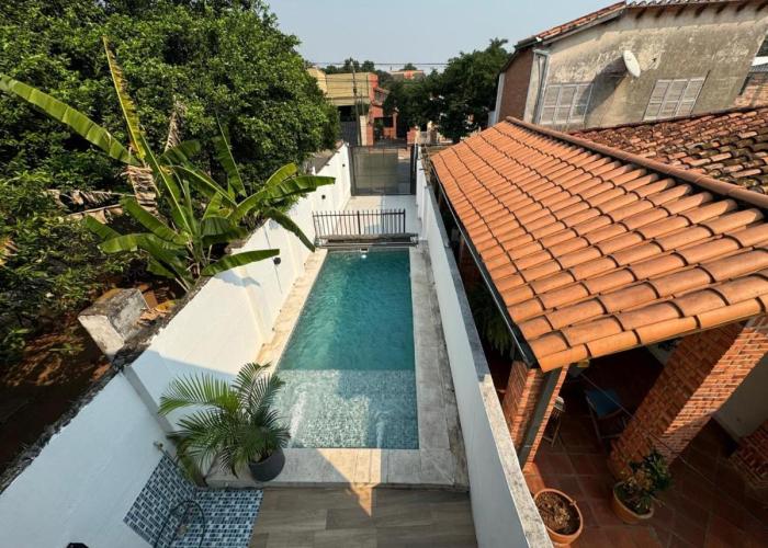 Casa con vistas a la piscina