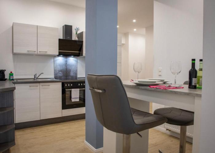 HANNIBAL - Design Apartment Lilie 2, VW Nähe, Parkplatz, Küche, HighSpeed-WLAN, Fitness, Solarium