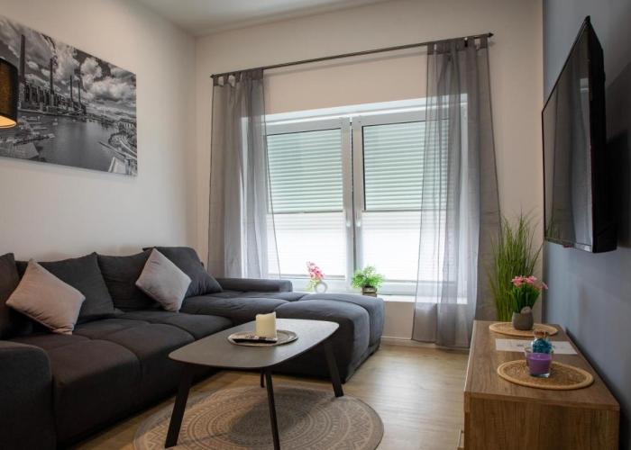 HANNIBAL - Design Apartment Lilie 2, VW Nähe, Parkplatz, Küche, HighSpeed-WLAN, Fitness, Solarium