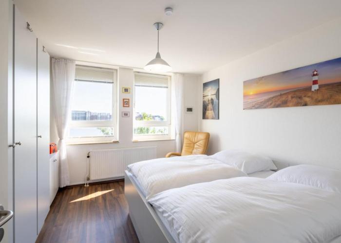 Gemütliche Ferienwohnung mit Meerblick direkt am Hafen