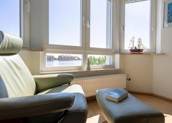 Gemütliche Ferienwohnung mit Meerblick direkt am Hafen