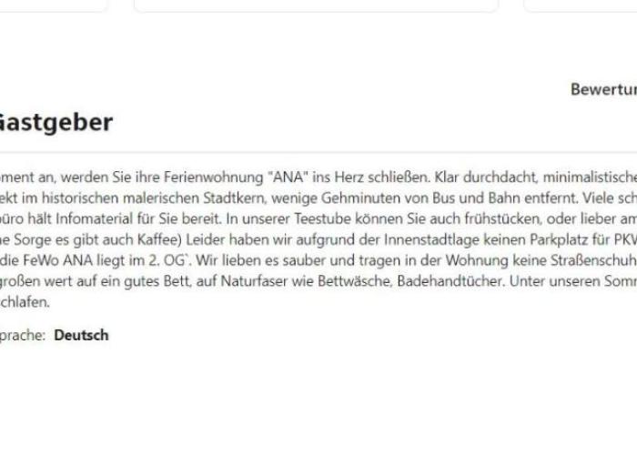 Ferienwohnung Teestube Wernigerode ANA