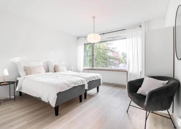Cosy flat with good transport connections and Free parking