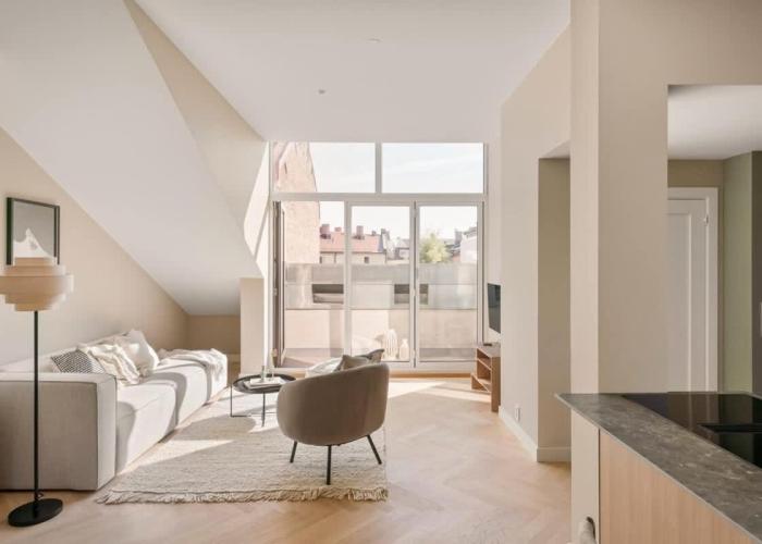 Dinbnb Apartments Grünerløkka I Penthouse with Private Rooftop I 2-Bedroom with Double Queen Room & 2 Bathrooms