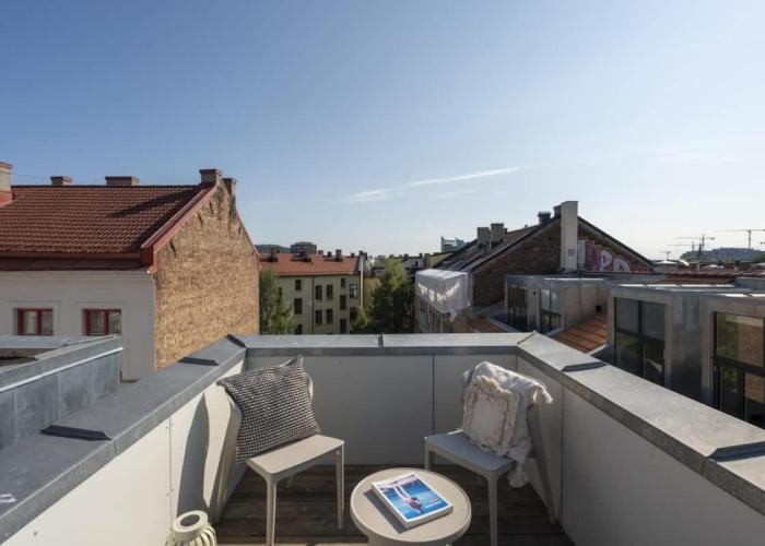 Dinbnb Apartments Grünerløkka I Penthouse with Private Rooftop I 2 Bedrooms & 1 Bathroom