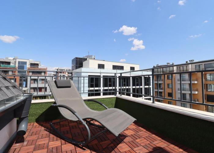 New Sofia Skyline 1BDRM Free Parking & Terrace