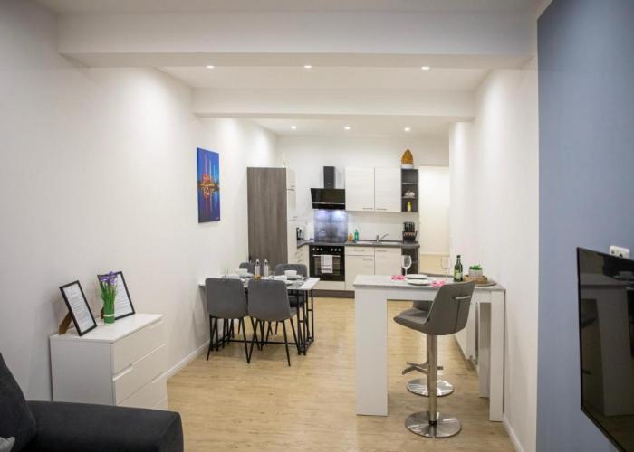 HANNIBAL - Design Apartment Magnolia 1, VW Nähe, Parkplatz, Küche, HighSpeed-WLAN, Fitness, Solarium