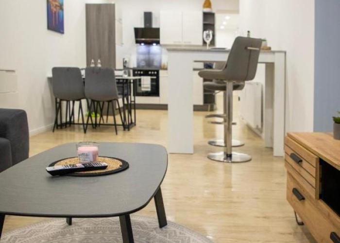 HANNIBAL - Design Apartment Magnolia 1, VW Nähe, Parkplatz, Küche, HighSpeed-WLAN, Fitness, Solarium