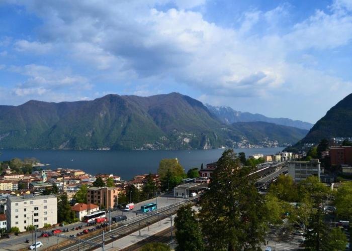 A Jump into Lake Lugano
