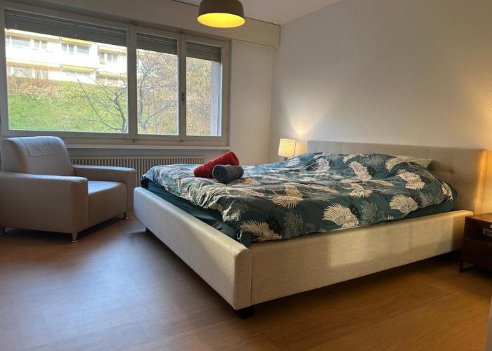 Lovely room, 15 min from center, mountain view
