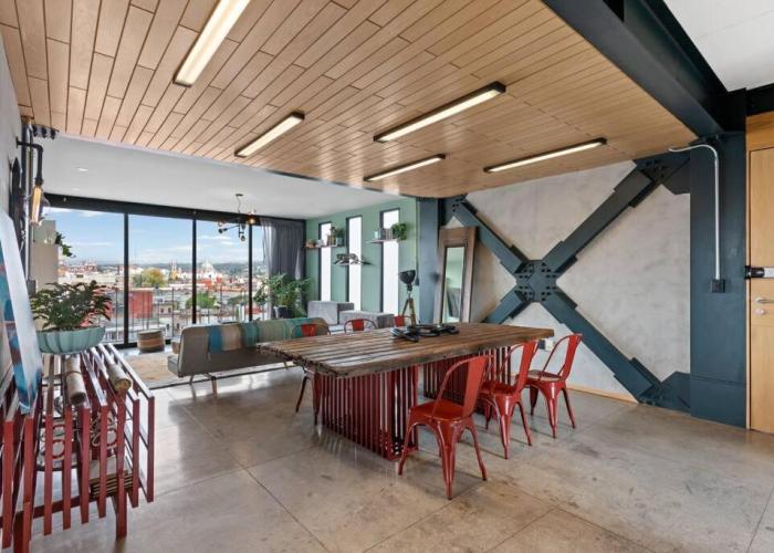 Penthouse nuevo con terraza en zona centro historico
