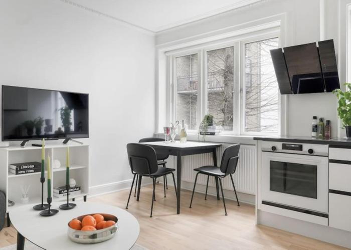 Home by the lakes in the central of Copenhagen