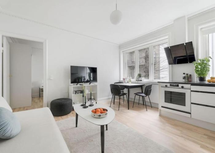 Home by the lakes in the central of Copenhagen