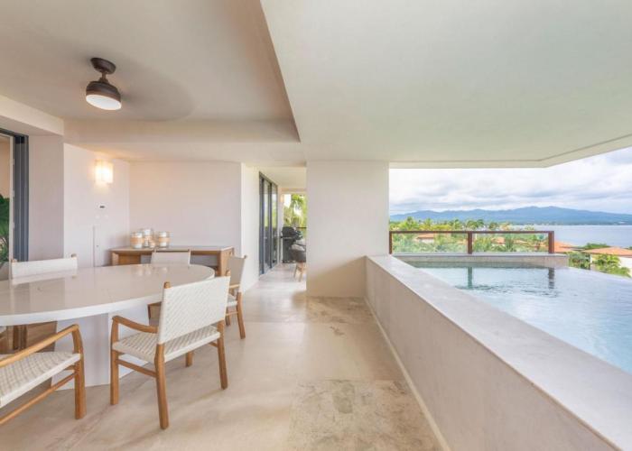 Condo Náutica Oceanview, Private Cook, Golf Cart & Pool in Punta Mita