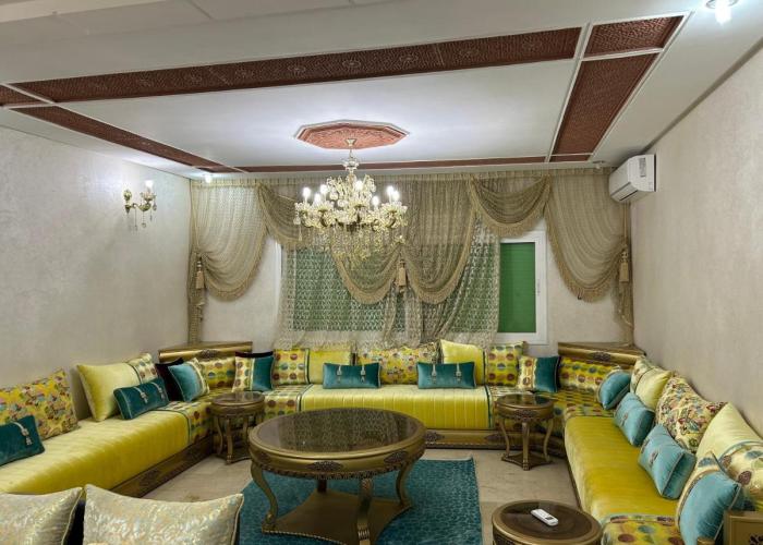 Très bel Apt Fès,3 ch dans un quartier trop chic bien placé