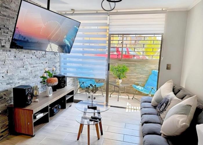 Departamento cerca del mar con 3 habitaciones