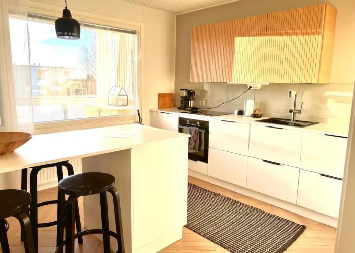 101 m2 Bright four-room apartment near the city center